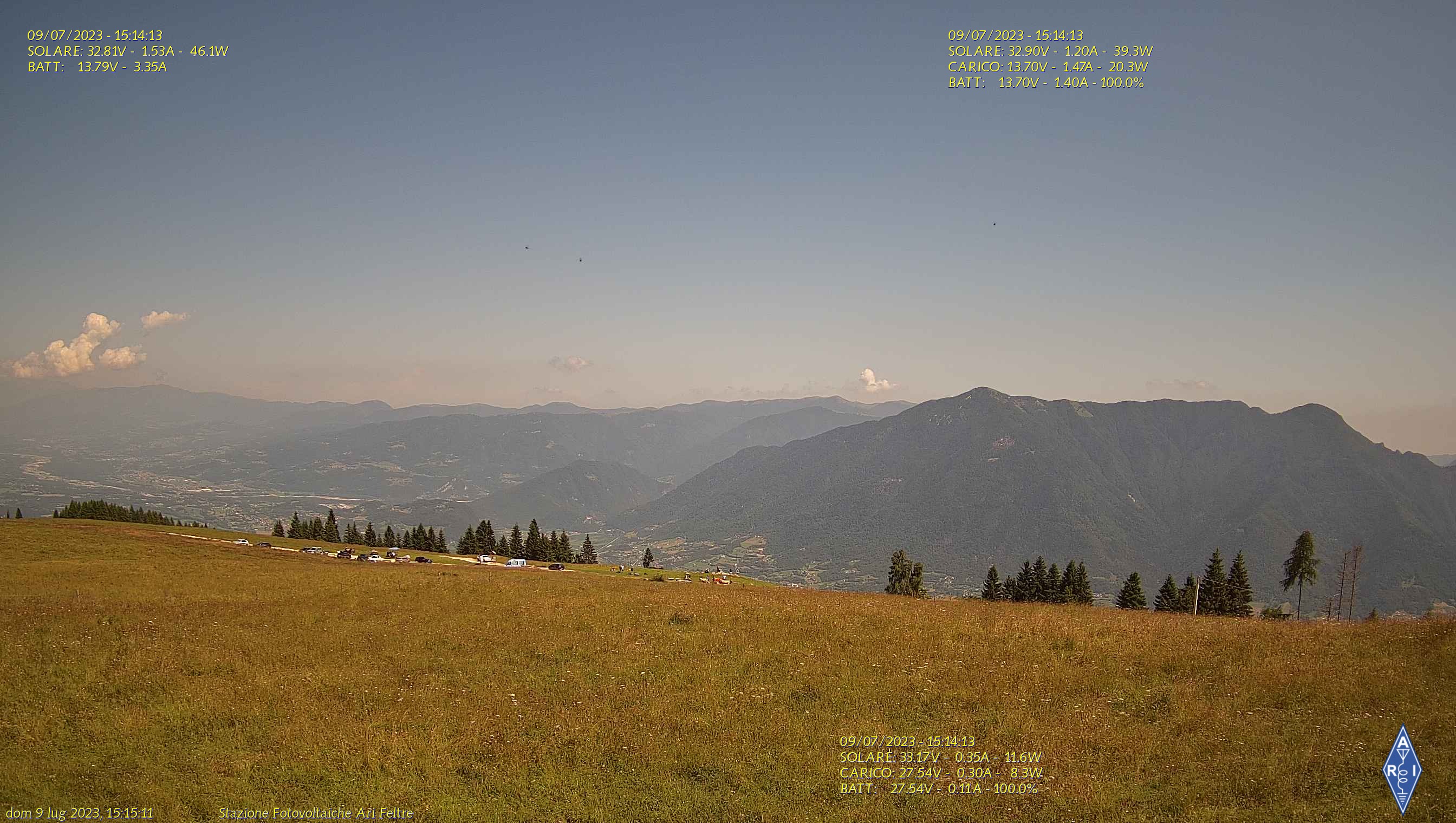 Vista di Feltre dal Monte Telva